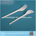 Wholesale disposable eco-friendly white plastic fork 13.6cm 2.2g